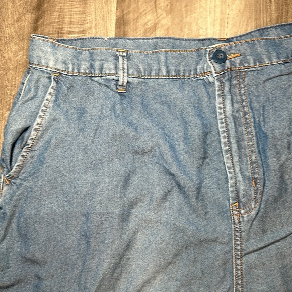 Serra Retreat by Joie Rucker Malibu Springs Cargo Jean Pants - 34/14 - Picture 7 of 11